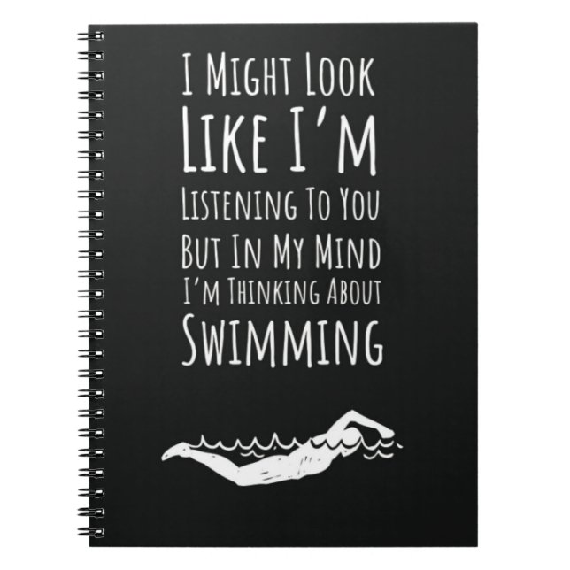 Cuaderno Funny Swim Gifts For Swimmers Swimming Sports Team (Frente)