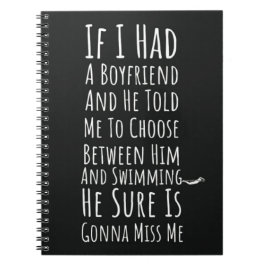 Cuaderno Funny Swimming Women Gifts Swimmer For Her Girls