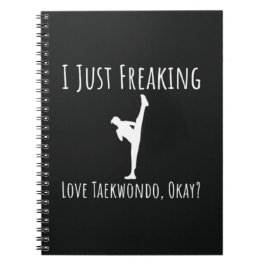 Cuaderno Funny Taekwondo Gifts Martial Art TKD Sports Lover