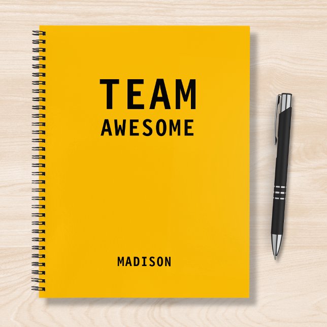 Cuaderno Funny Team Personalized Notes Office Meeting (Subido por el creador)
