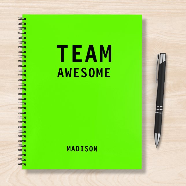 Cuaderno Funny Team Personalized Notes Office Meeting (Subido por el creador)