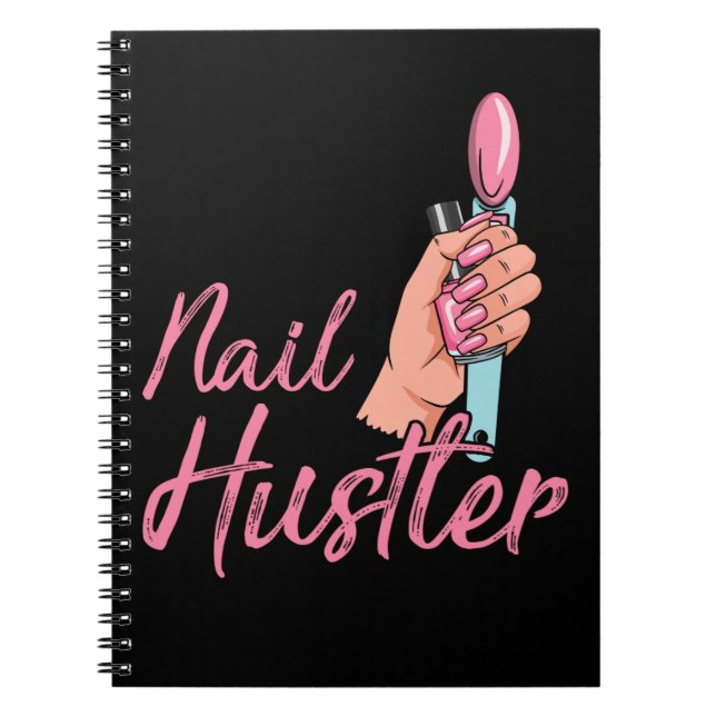 Cuaderno Funny Technician Emlpoyee Manicure Coworker (Frente)