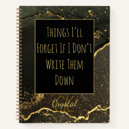 Cuaderno Funny Things I’ll Forget If I Dont Write Them Down