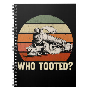 Cuaderno Funny Train Railway Quote Railfan
