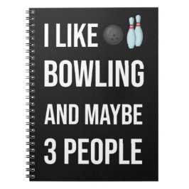 Cuaderno Funny Unique Gifts For Bowlers Bowling Sport Cool