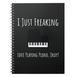 Cuaderno Funny Unique Gifts For Piano Players Pianist Lover