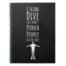 Cuaderno Funny Unique Scuba Diving Gifts Diver Snorkeling