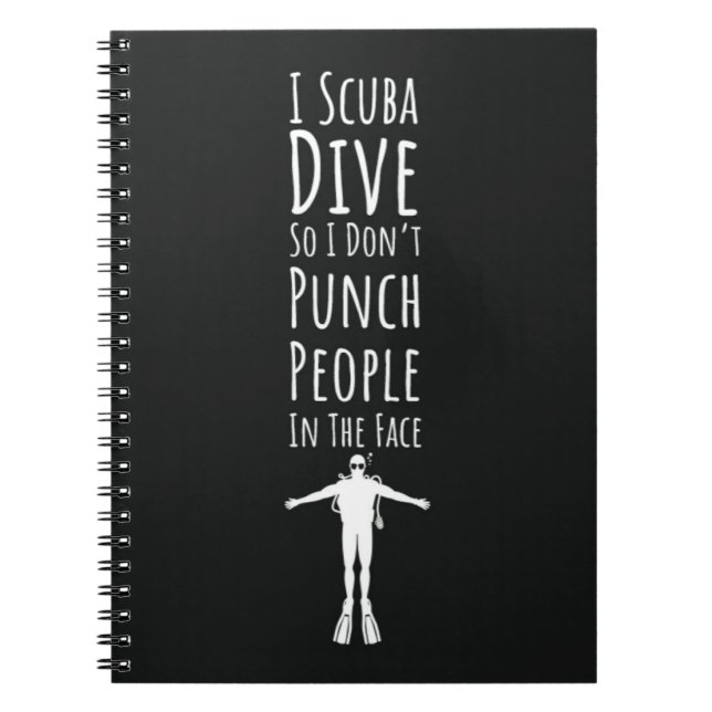 Cuaderno Funny Unique Scuba Diving Gifts Diver Snorkeling (Frente)