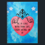 Cuaderno Funny Valentine pink heart<br><div class="desc">Funny Valentine pink heart inspired by love,  friendship,  in pastel and festive colors,  vibrant,  letters,  kisses. Perfect as a gift for a loved one,  for mom,  girlfriend,  sister,  dad,  boyfriend,  family.</div>