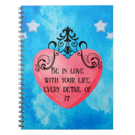 Cuaderno Funny Valentine pink heart