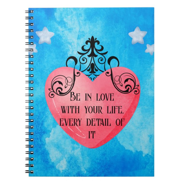 Cuaderno Funny Valentine pink heart (Frente)