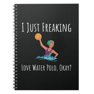 Cuaderno Funny Water Polo Ornaments Jugador Piscina Deporti