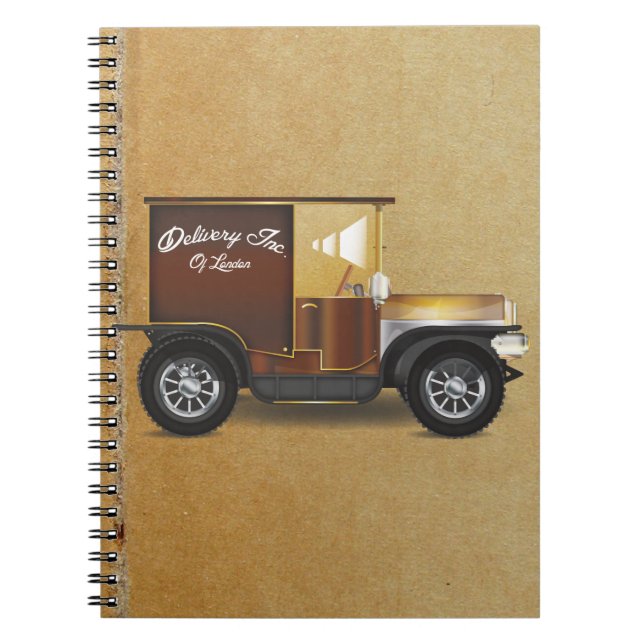 Cuaderno Furgoneta de reparto vintage (Frente)