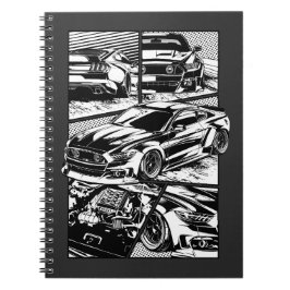 CUADERNO FURIA MUSCULAR BLANCA Y NEGRA