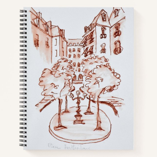 Cuaderno Furstenberg, Iglesia de Saint-Germain-des-Pres, Pa (Anverso)