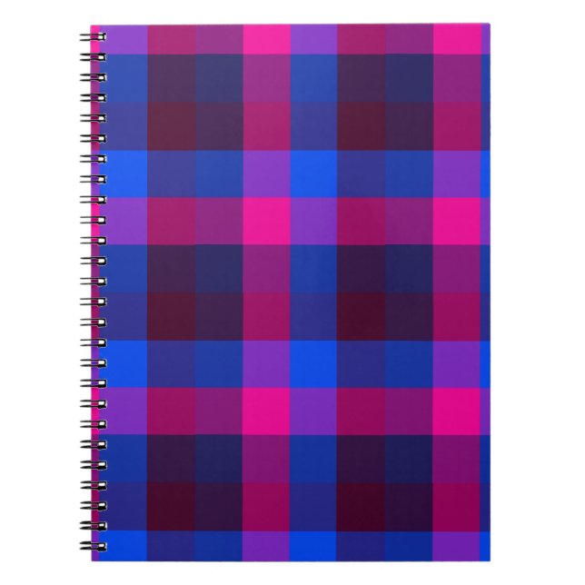 Cuaderno Fusión de mosaico de neón (Frente)