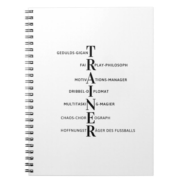 Cuaderno Fußball-Trainer (Frente)