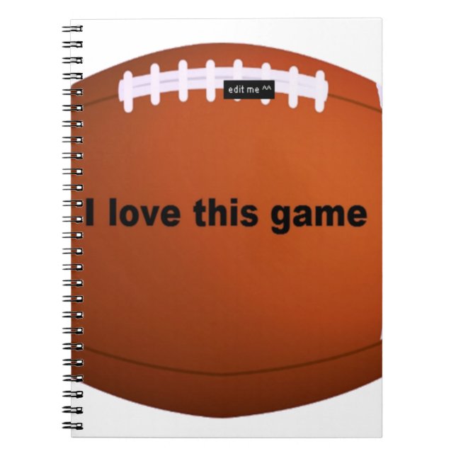 Cuaderno Fútbol americano (Frente)