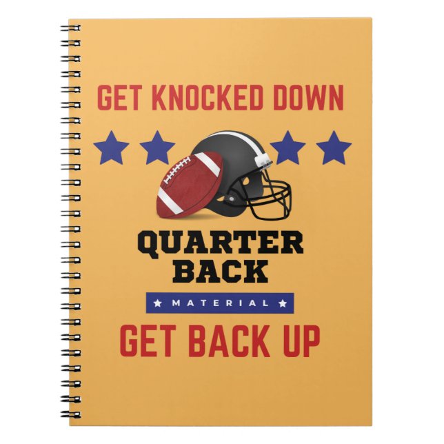 Cuaderno Fútbol americano (Frente)