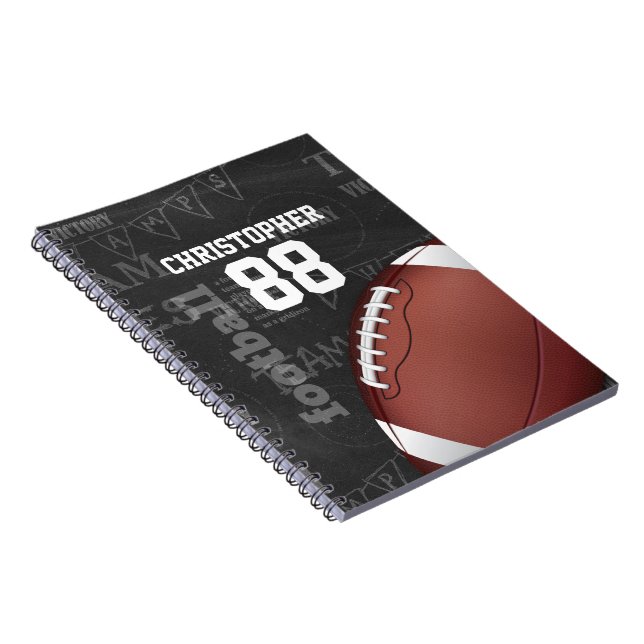 Cuaderno Fútbol Americano Personalizado (Lado Derecho)