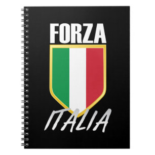 Cuaderno Fútbol de Bandera Italiana Forza Italia