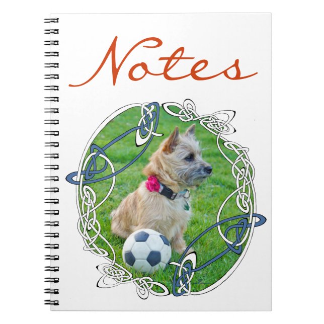 Cuaderno Fútbol de Terrier Cairn (Frente)