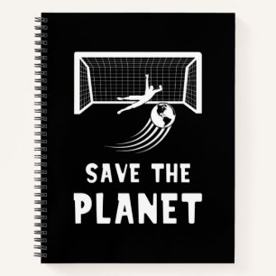 Cuaderno Fútbol Día de la Tierra Salvar el Planeta