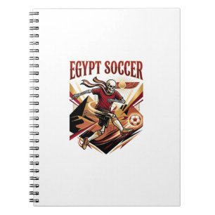 Cuaderno Fútbol Egipcio Esqueleto Delantero Naciones Deport
