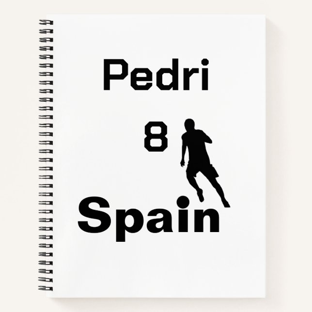 Cuaderno Fútbol en España, personalizable (Anverso)
