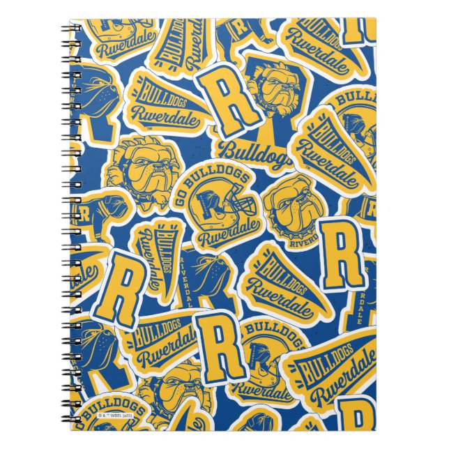 Cuaderno Fútbol en Riverdale y patrón de alegría (Frente)