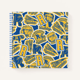 Cuaderno Fútbol en Riverdale y patrón de alegría