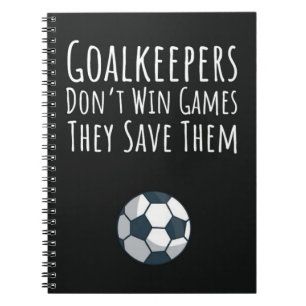 Cuaderno Futbol Goalie Regalos Chicas de los niños porteros
