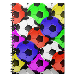 Cuaderno Fútbol o fútbol americano multicolor