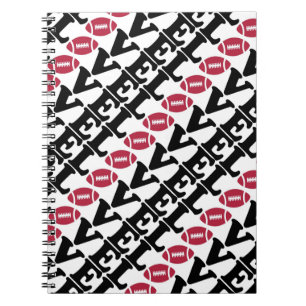 Cuaderno Fútbol para equipos portátiles/de amor