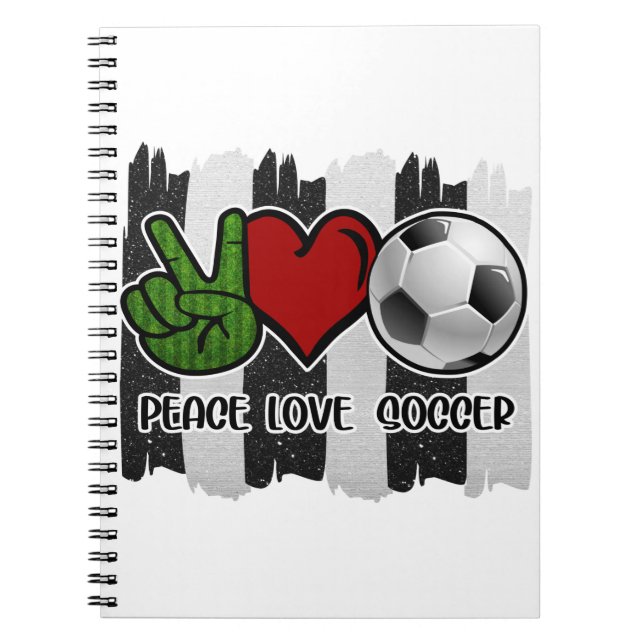 Cuaderno Fútbol Paz y Amor (Frente)
