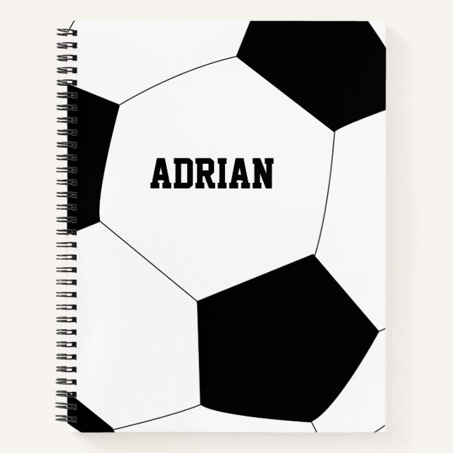 Cuaderno Fútbol personalizado (Anverso)
