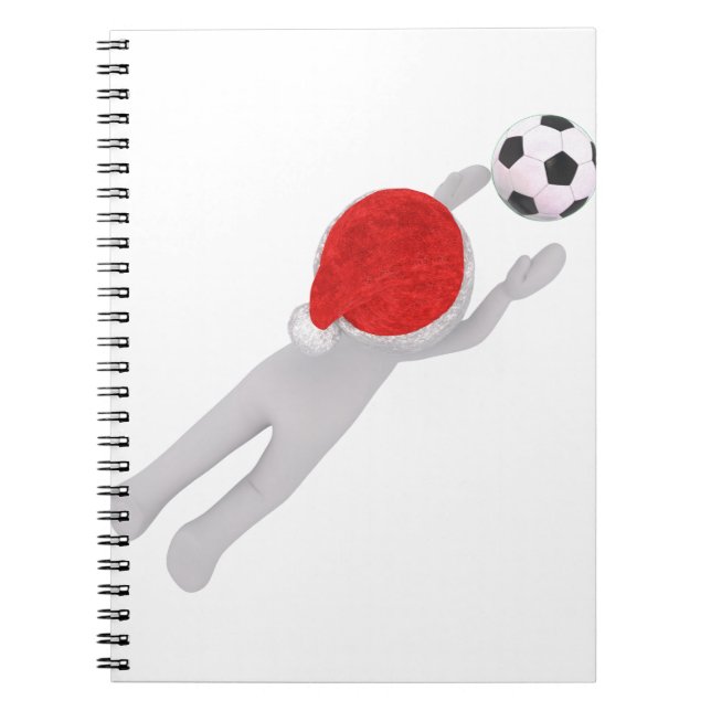 Cuaderno fútbol santa claus (Frente)