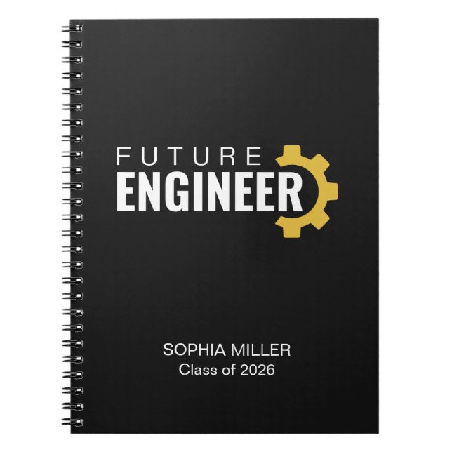 Cuaderno Future Engineer Personalized Graduation (Frente)