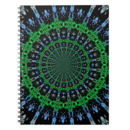 Cuaderno Futuristic Electric Plasma Fractal Design