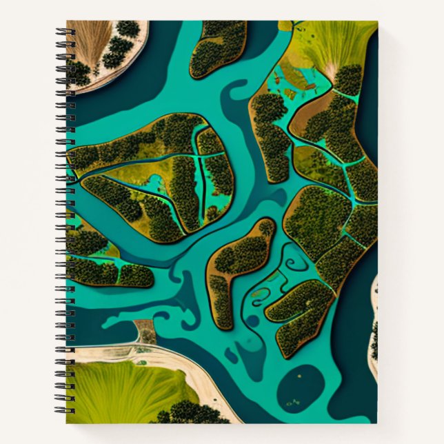 Cuaderno Futuristic Marshlands (Anverso)