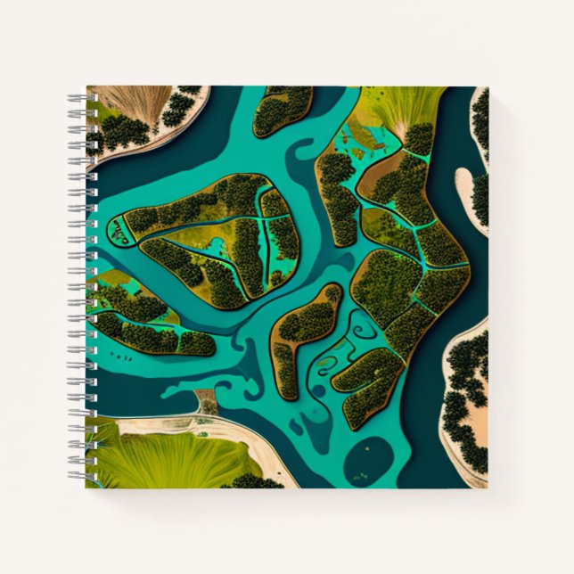 Cuaderno Futuristic Marshlands (Anverso)