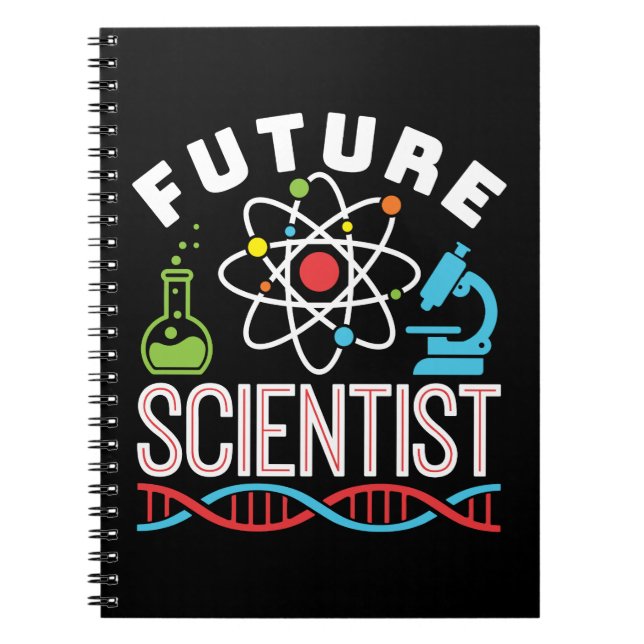 Cuaderno Futuro científico amante de la ciencia (Frente)