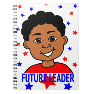 Cuaderno futuro de la imagen del líder del dibujo