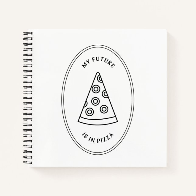Cuaderno Futuro de pizza (Anverso)