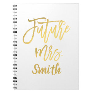 Cuaderno Futuro guión de planificación de boda de la Sra. G