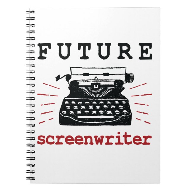Cuaderno Futuro Guionista Guión Película Escritora (Frente)