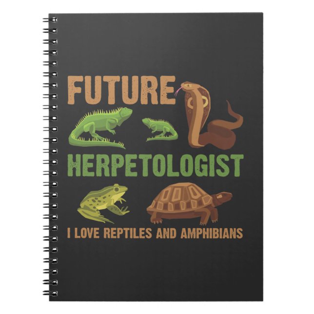 Cuaderno Futuro Herpetólogo Reptile Anfibios Hincha (Frente)