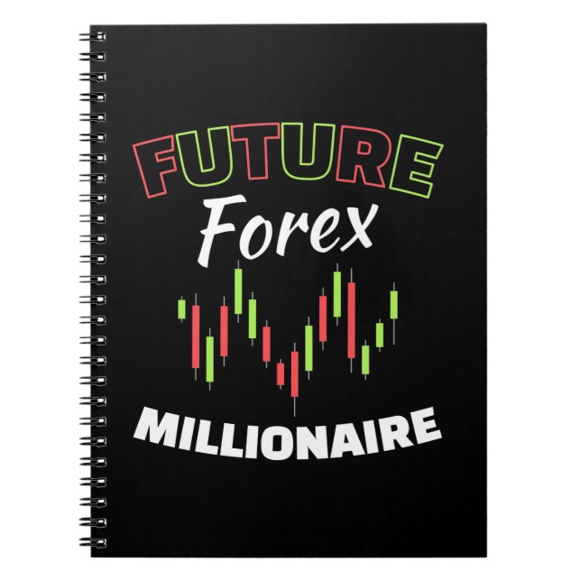Cuaderno Futuro inversor Forex Millionaire (Frente)