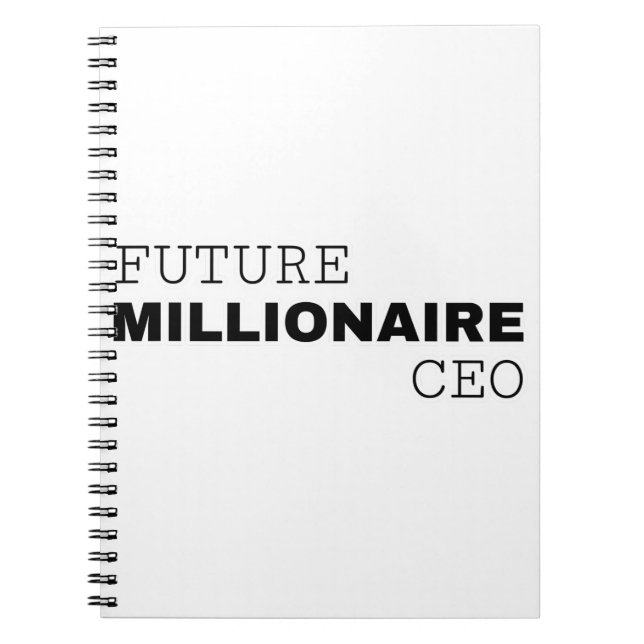 CUADERNO FUTURO MILLONARIO CEO DE ELLA Y ÉL (Frente)