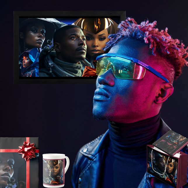 Cuaderno Futuro negro (Get the full "Black Future" collection at  https://bit.ly/BlackFutureZazzle)